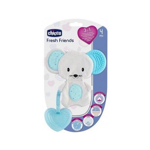 CHICCO Massaggia Gengive Friends Azzurro 4m+