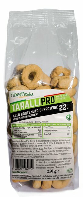 FIBERPASTA Taralli Proteici 250g