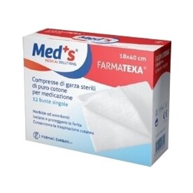 MEDS GARZA 12/12 36X40CM 12PZ