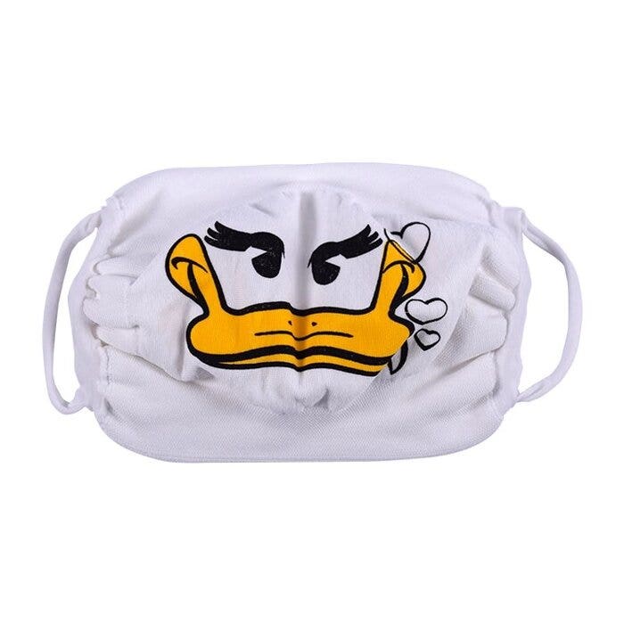 Wonder Company Mascherina Protettiva Lavabile Duck Girl 1 Pezzo