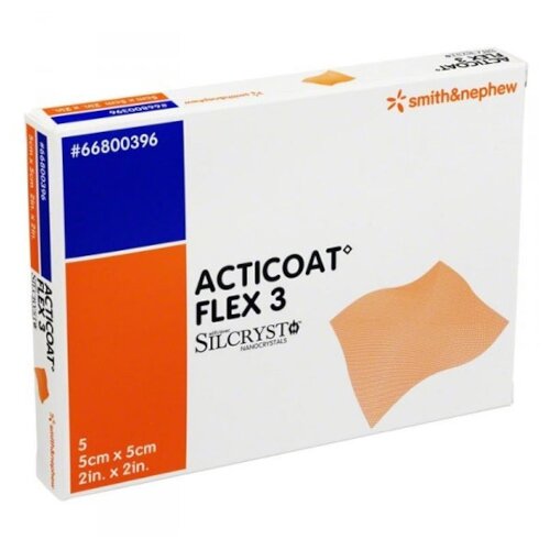 ACTICOAT Flex 3 Medic.Arg. 5x 5cm 5pz