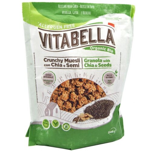 VITABELLA Crunchy Muesli Chia e Semi 240g