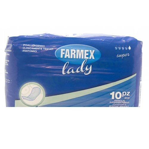 FARMEX Pann.Sag.Lady Super 10pz