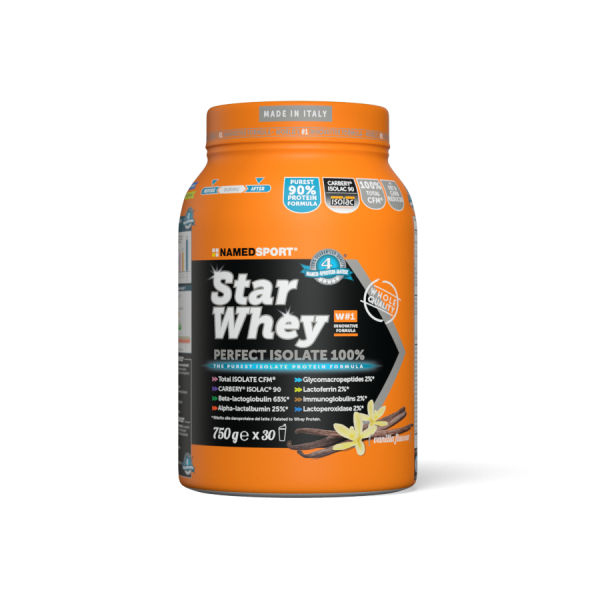 NAMEDSPORT Star Whey Isolate Vaniglia 750 g