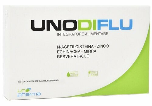 UNODIFLU 20CPR