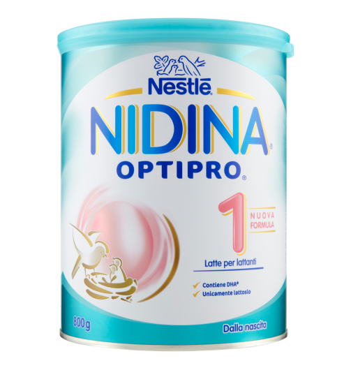 NESTLÉ - NIDINA OPTIPRO 1 dalla nascita Latte per lattanti in polvere 800g  - Bimbostore