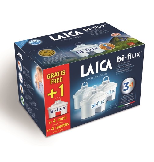 X6 Cartuccia filtrante per acqua LAICA Bi-Flux - riduce cloro e metalli  pesanti