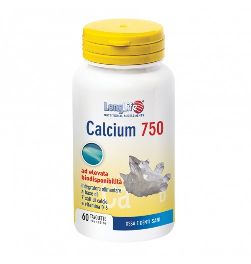 LONGLIFE Calcium 750mg 60 Tav.