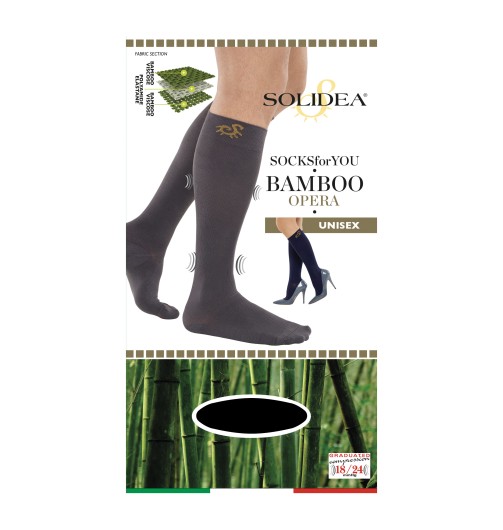 SOCKS FY Bamboo Opera 3-L Grigio