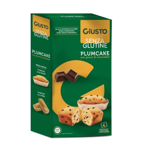 GIUSTO S/G Plumcake Ciocc.160g