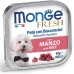 Monge Fresh Paté Bocconcini Con Manzo Cibo Umido Per Cani Adulti 100g